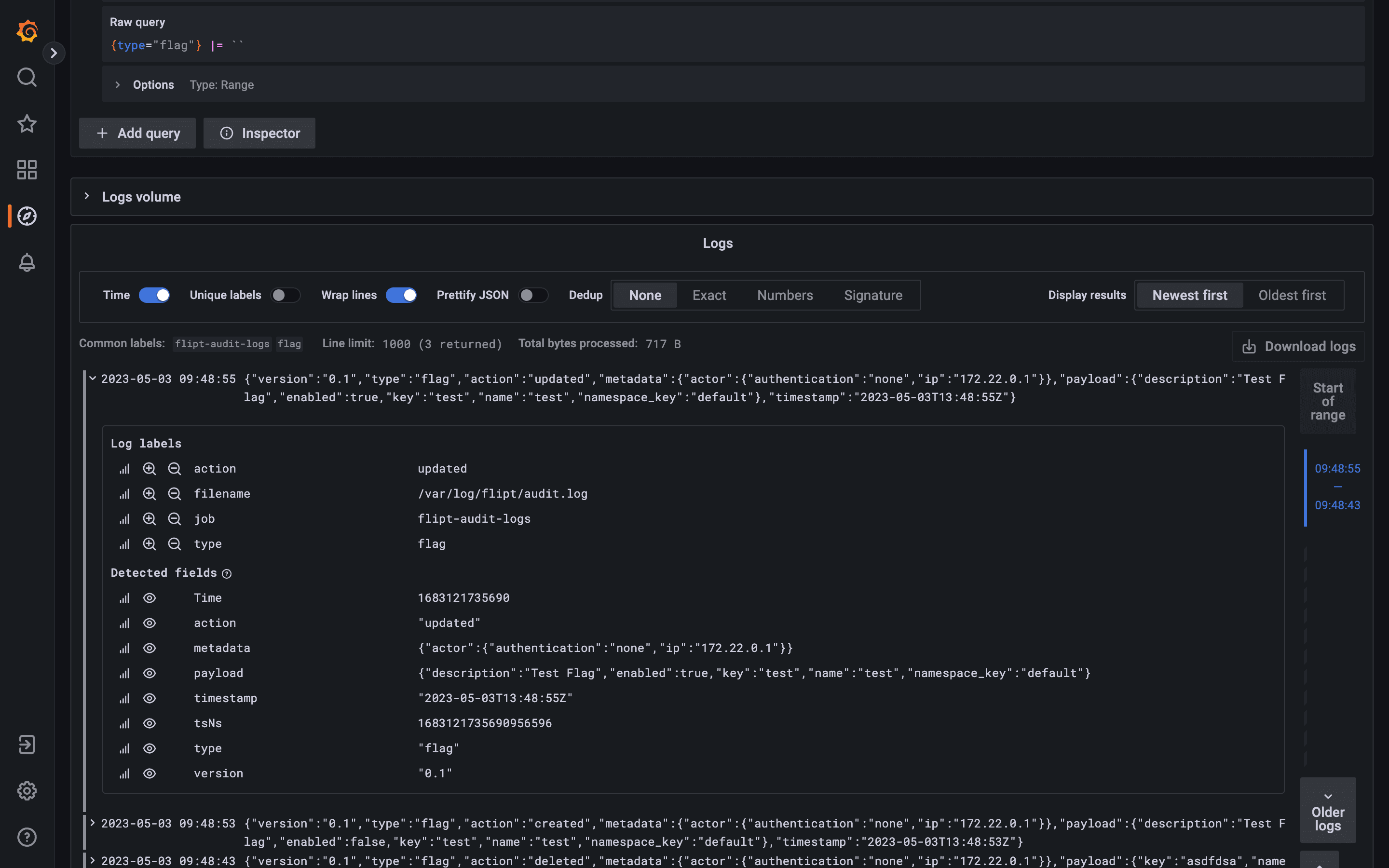 Grafana Loki Query